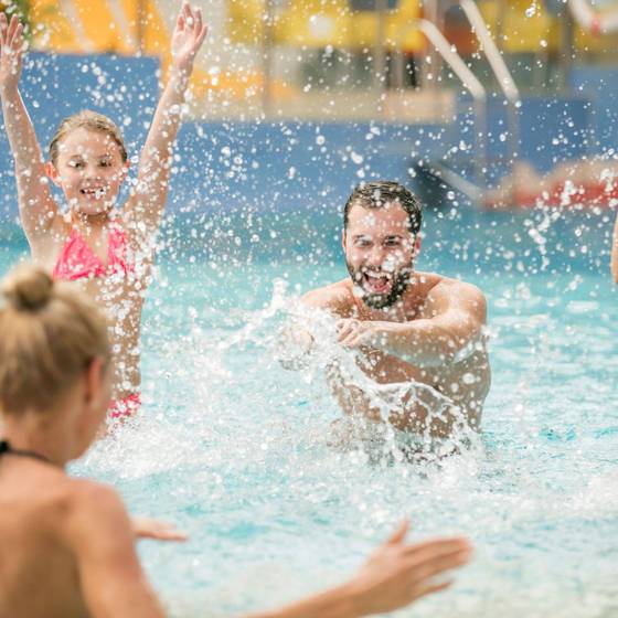 Familie in der H2O-Kindertherme