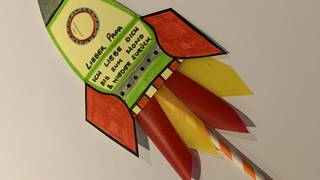 Vatertagsgeschenk: Rakete für Papa